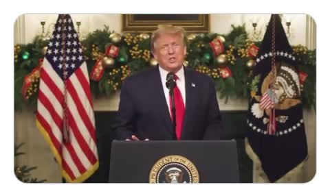 Trump new year eve speech 2020–12-31