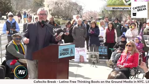 Michael Kane Introduces Del Bigtree - Rally To Reclaim Free Speech - Washington DC