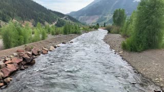 Beautiful river in Silverton Colorado.