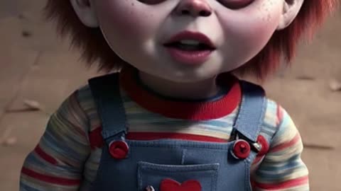 "Hi I'm Chucky Want to Play" Animation - Happy Halloween