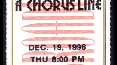 December 19, 1996 - 'A Chorus Line' at Indy's Murat Theatre