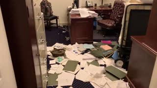 Ransacked Senate Offices After The Mayhem