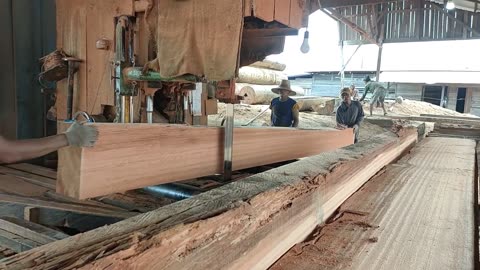 How To Effectively Cut Red Meranti Wood 5 Meters Long