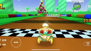 Mario Kart Tour - SNES Donut Plains 1T Gameplay