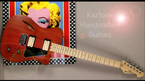 KazTone Handcrafted Guitars Cherry Bomb Demo.