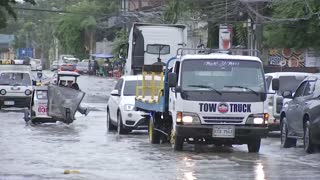 Philippines: flooding caused by tropical storm Florita