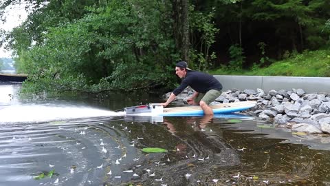 This Electric Surfboard Has a Secret Inside!( Tech info )