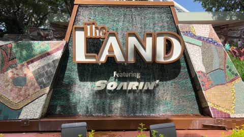 The Land Water Sign - Land Pavilion - EPCOT (H264)