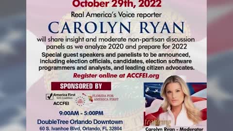 #ElectionIntegrity American Citizens & Candidates Forum for Election Integrity - Orlando, Florida - 10/29/2022