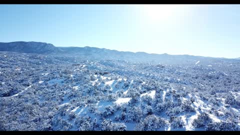 Snowy Santa Fe