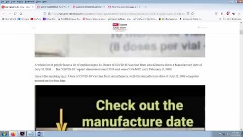 EXPOSED !! HOW DID ASTRA-ZENECA MANUFACTURE "COVID-19 VACCINE" IN JULY OF 2018 ? MUST WATCH !!