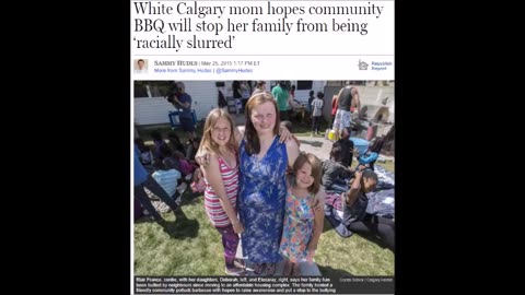 Racism against White people in Canada exposed
