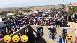 Poverty in South Africa: Food parcel chaos during lockdown.