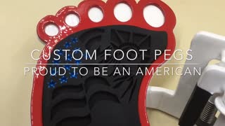 Jeep foot pegs proud to be an American