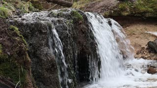 Slow mo waterfall in Latvija