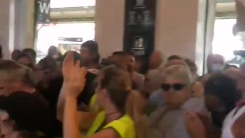 Perpignan, France: Protesters Against Macron's Compulsory Vaccination and Health Passes