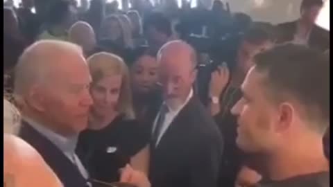 Former military sees Biden in public