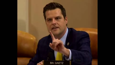 U.S. Rep. Matt Gaetz (R-FL) - You don't get to interrupt me!