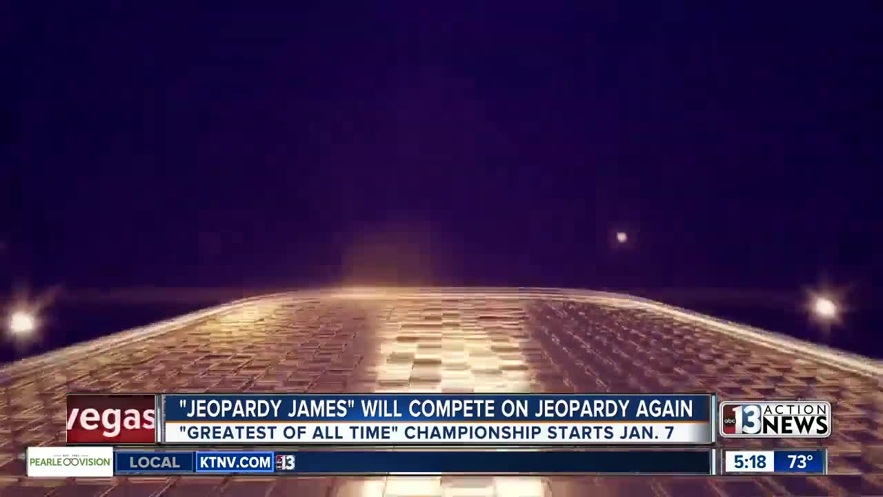 'Jeopardy James' will face Ken Jennings and Brad Rutter in January