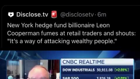 New York hedge fund billionaire Leon Cooperman fumes "It's a way of attacking wealthy people."