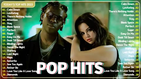Rema, Selena Gomez, Maroon 5, Justin Bieber, Adele🌟Pop Hits Mix 2023🌟Best Pop Music Playlist 2023
