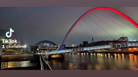 Newcastle Bridges and River Tyne