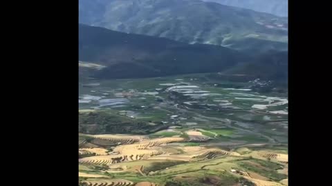 Where mountain tourism sad vietnamese scenery of terraced fields