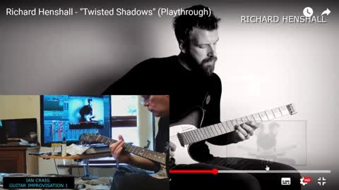 Composite of My improvisations over Richard Henshall -Twisted Shadows