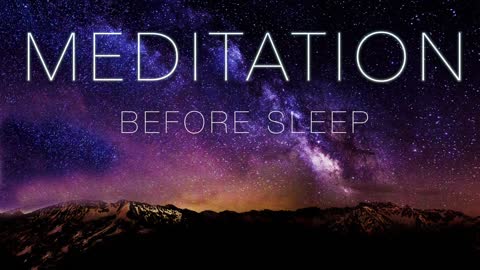 Guided meditation before sleep relax