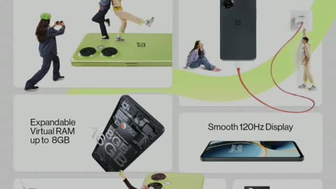 OnePlus Nord CE 3 Lite 5G Pastel Lim 8GB RAM 128GB Storag Size:8GB RAM 128GB Stog Colur Pastel#viral