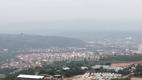 Nube de Polución en Bucaramanga