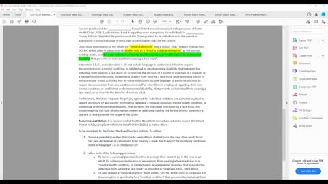 Health Order Clarification - David Staheli School Board Member from Iron County Utah