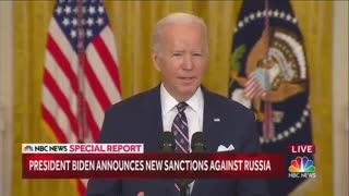 SLOW JOE: Biden Loses It Mid-Sentence During Ukraine Crisis Address
