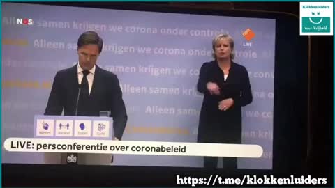 DUTCH Demissionaire President Rutte and Hugo de Jonge loose all moral