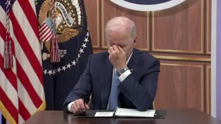 WATCH: Joe Biden Nearly Falls Asleep in Important Meeting