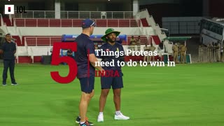 Five things the Proteas need to do to beat India