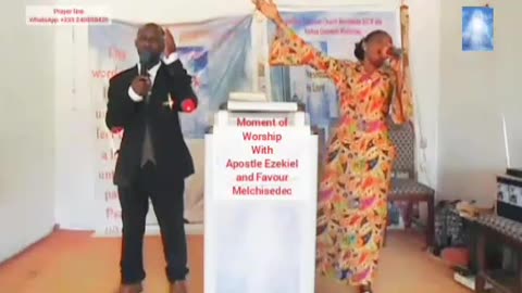 Worship moment with Apostle Ezekiel and Favour Melchisedec