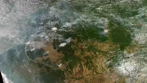 Humo de los incendios de la Amazonía ‘ahogan’ a Brasil, Bolivia y Perú