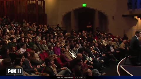Schiff gets called out during the CA Senate debate by Republican Garvey for lying about Russia hoax