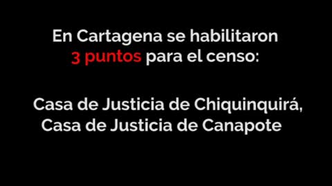 Censo de venezolanos en Cartagena