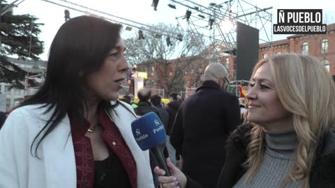 María Amaia Martínez Grisaleña: Estoy aquí para "apoyar a VOX"