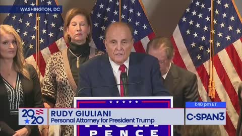 Rudy Guilliani - Big Tech & Big Media Censorship As Bad As Election Fraud