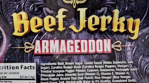 🔥🌶🔥🌶🔥 ARMORED KINGDOM ARMAGEDDON BEEF JERKY