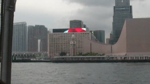 Ferry ride in Hong Kong.