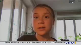 Brat Greta Thunberg THREATENS Congress in Hearing