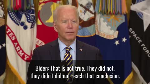 President Biden told Press that Taliban would not take over Afghanistan after removal of U.S. troops