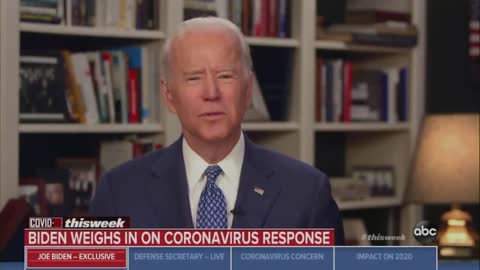 Biden Weighs in on Coronavirus Response