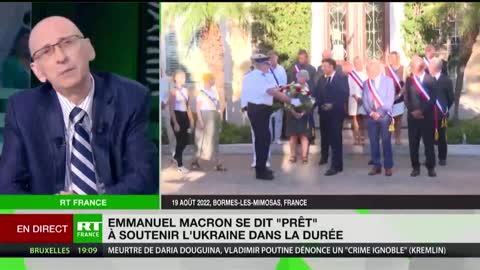 GILLES CASANOVA NOUS DÉPEINT UN MACRON FORMATÉ PAR SES MAîTRES POUR UN SHOW STYLE ZELENSKY !