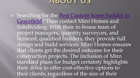 Best Custom home builder in Gracefield