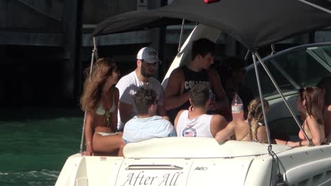 Another Day on Miami River Boats full of ladies and gens came to check out downtown Miami !! Alexjones Tate Trump Infowars